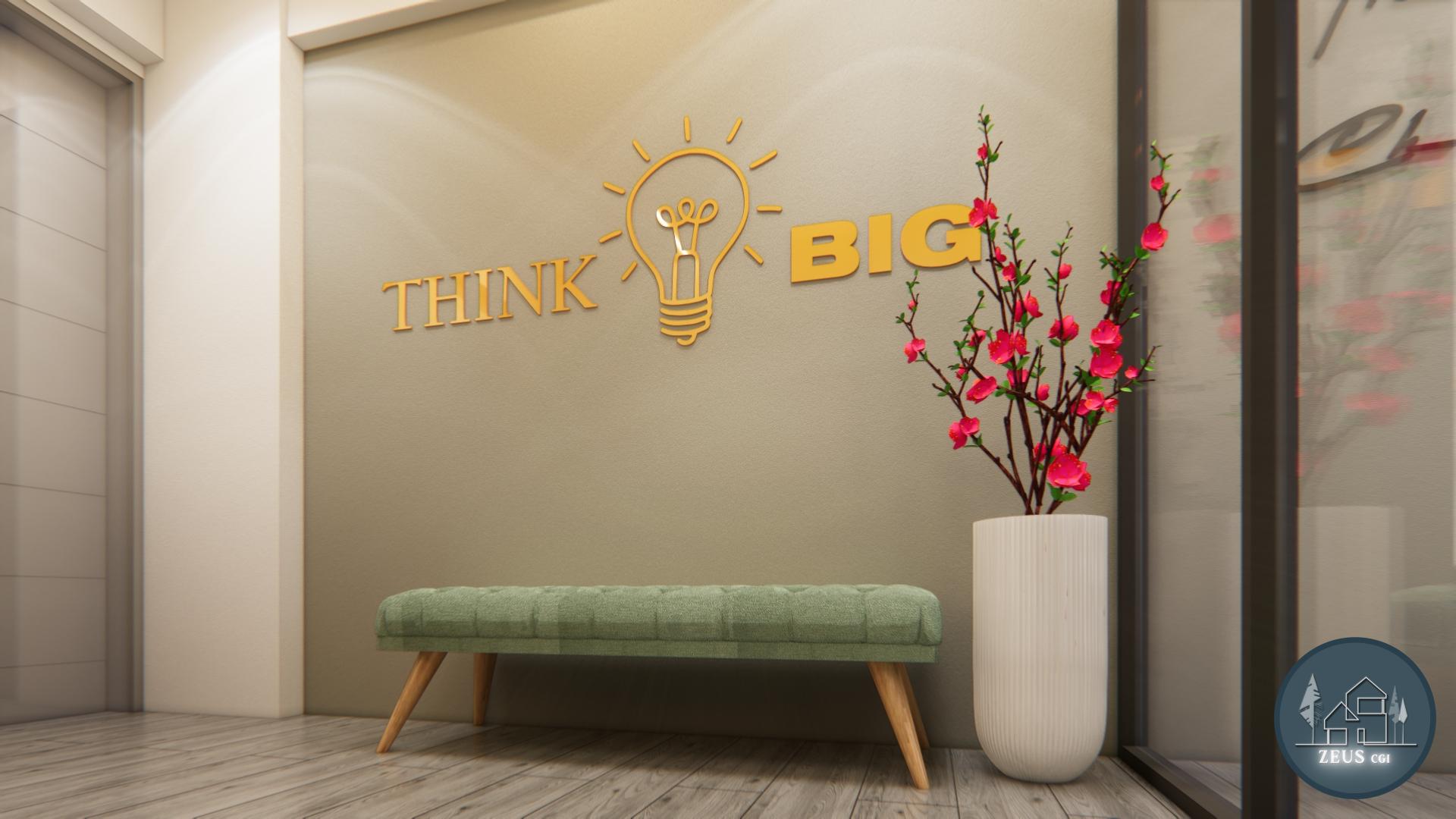 Photorealistic 3D office interior design in Surat, Gujarat by ZeusCGI